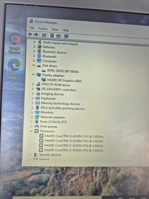 Laptop Lenovo i5 ssd Win10