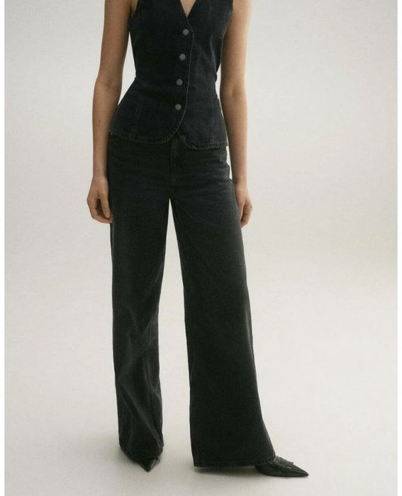 blugi evazati MANGO Woman