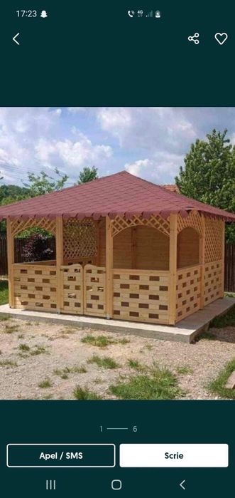 Foisoare și terase căsuțe de grădină