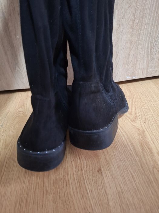 Cizme dama lungi din catifea mărimea 36