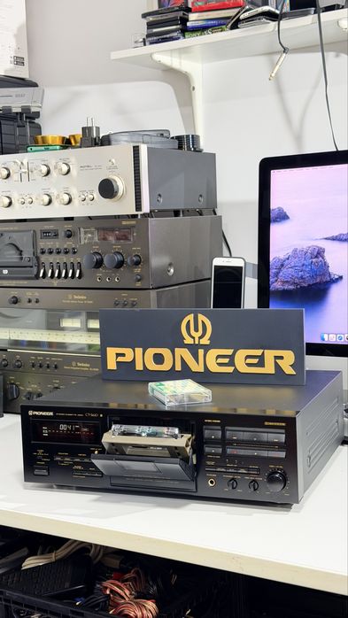 Pioneer CT-S620 – Stereo Cassette Deck 3 Head, Reference Master, Super Auto BLE, Dolby B/C, HX Pro, Dual Capstan