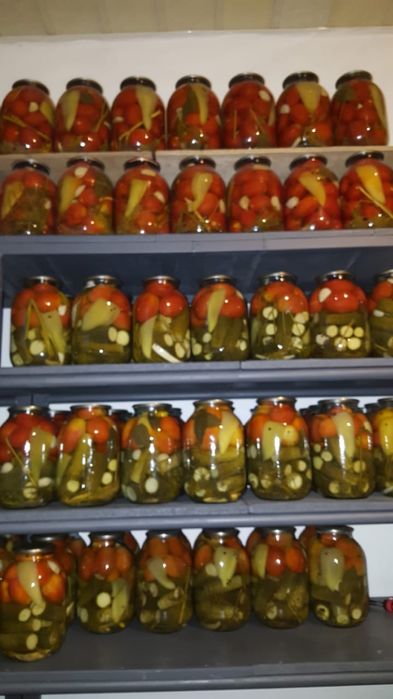 Соленные огурцы помидоры варенье