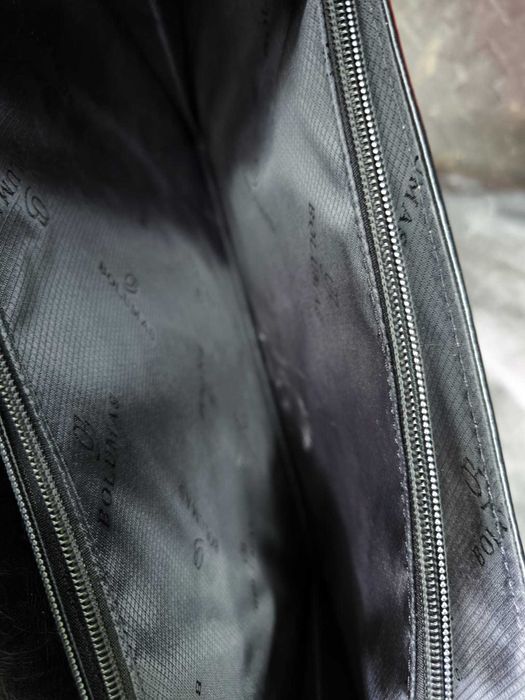 Geanta business piele neagra