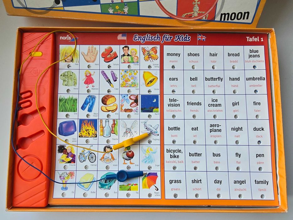 Engleza pentru copii prin joc electronic din germana in engleza