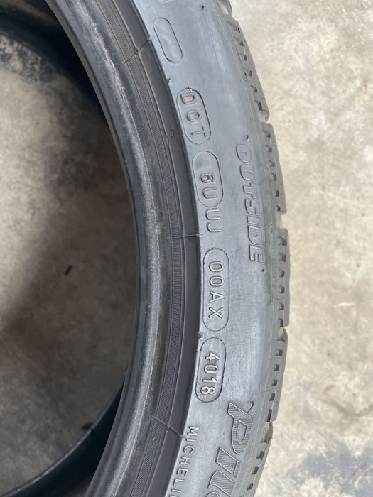 4 бр.Гуми Michelin pilot alpin 225/40/19 Дот 40/18 зимни