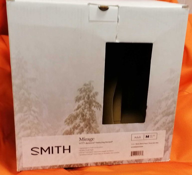 Нова дамска каска-шлем за ски/сноуборд Smith MIRAGE,M,55-59,черна