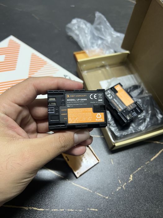 LP E6NH Lp e6nh canon uchun batareka R6 R6 mark 2 MakrII R5 5d mark 6d