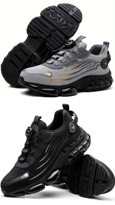 Adidasi de lucru cu Protectie, Varf metalic, Talpa intermediara Kevlar