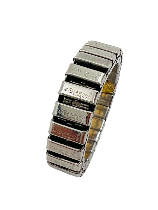 Zoopin унисекс пръстен от стомана и 18к злато