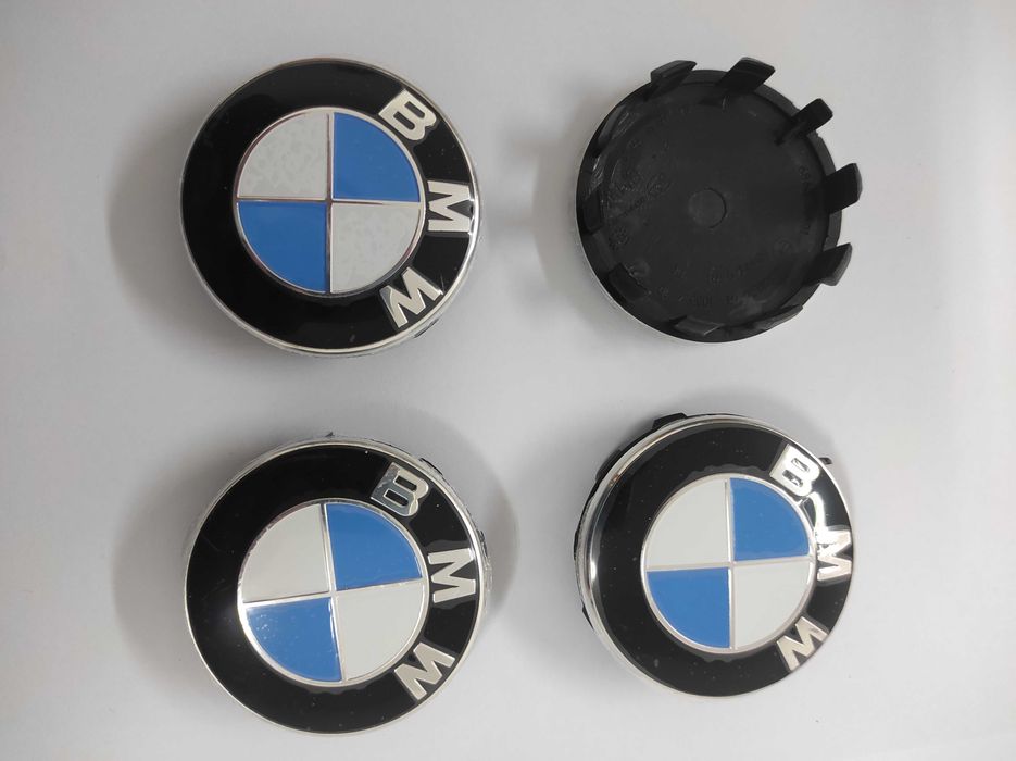 Капачки за Джанти за BMW 56, 60 и 68 мм. Цвят: Синьо/Бяло и Черно/Бяло