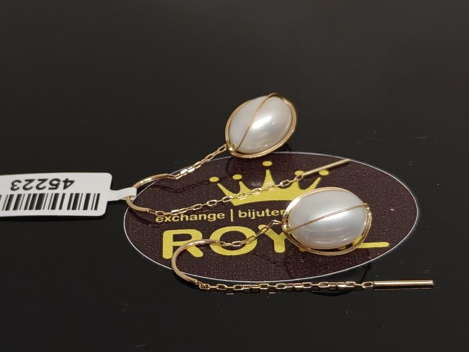 Bijuteria Royal: Cercei aur 14k/2.74 gr