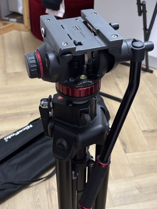 Trepied Manfrotto 475B, Slider Viltrox si Monopied Manfrotto