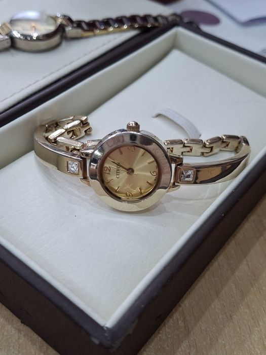 Vintage Citron. by Swarovski elements, дамски часовник. Позлатен