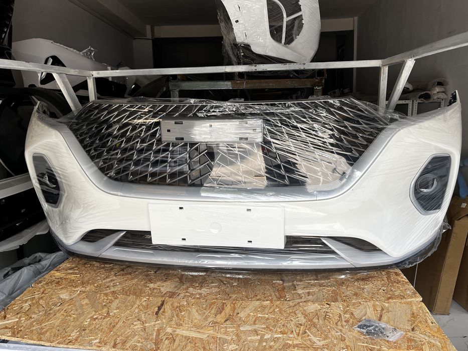 Haval m6 передний бампер белый хавал м6