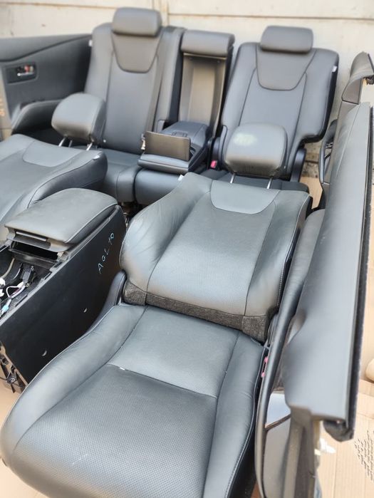 Lexus Rx 350 салон черная кожа