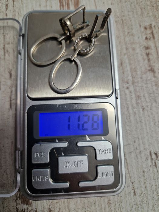 Сребърни обици и пръстен проба 925