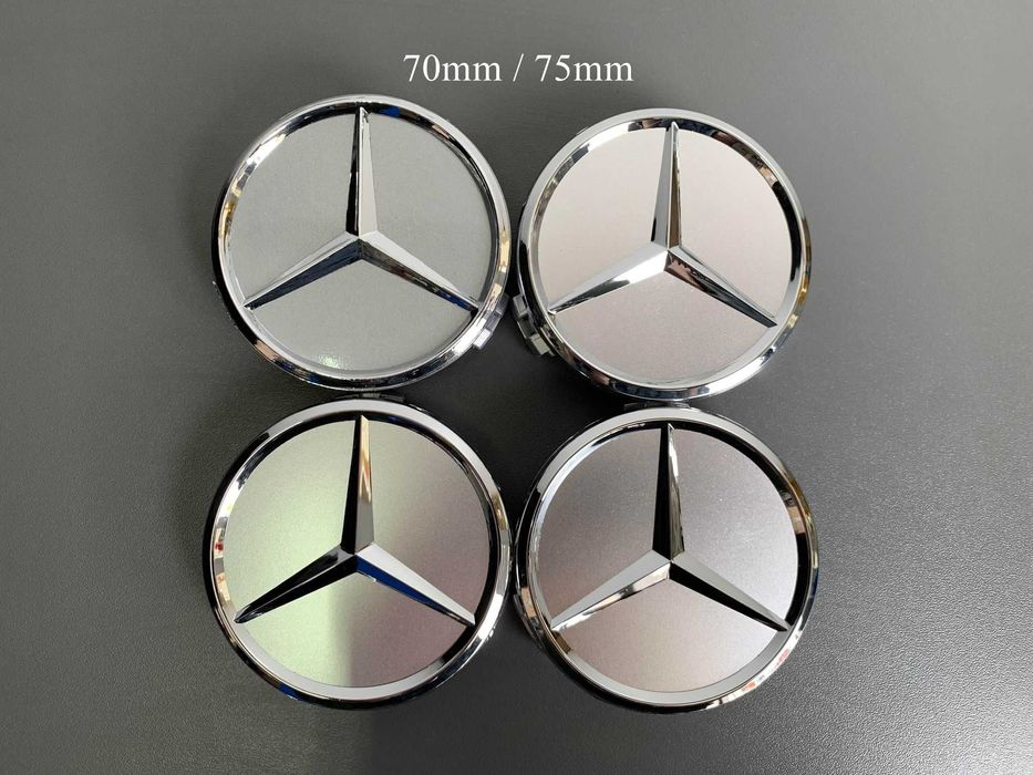 Capacele jante aliaj originale Mercedes, int/ext 70mm/75mm