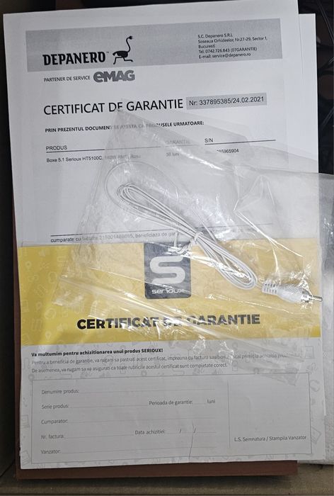 Sistem audio Serioux 5.1 SBHT5100C – 140W RMS