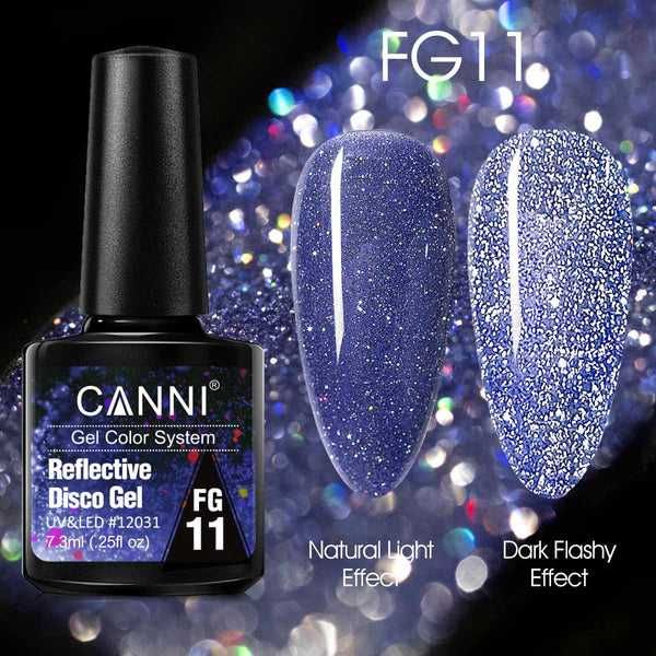 CANNI Reflective Disco Gel / диско гел лак