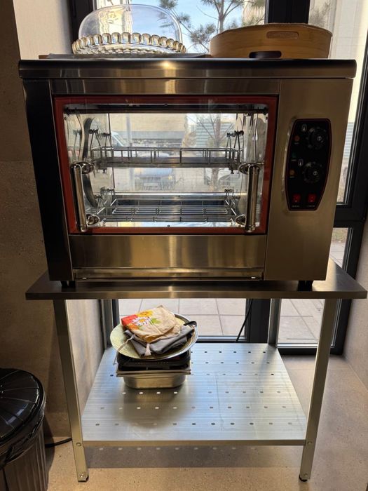 Гриль для кур + стол (грильница)