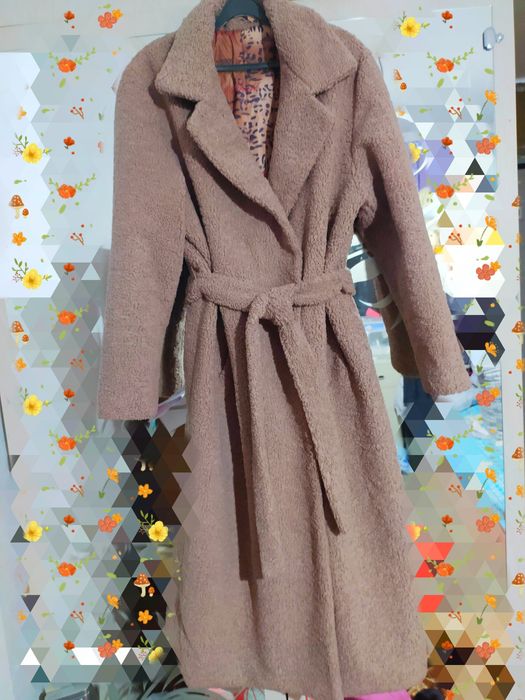 Пальто тедди р48 новое. Зима