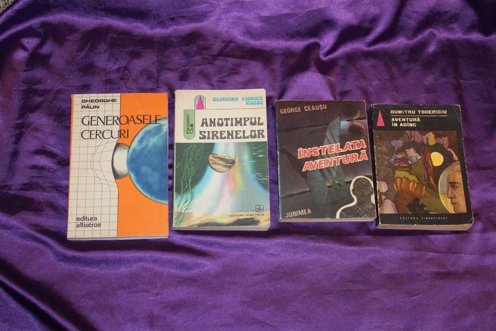 20 carti sf  science fiction Camil Baciu Victor Kernbach George Anania Romulus Barbulescu Rodica Bretin Dan Merisca Revolta in labirint Marian Coman