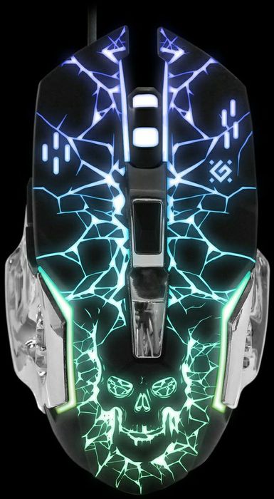 СКИДКА! Игровая мышка/мышь Defender FrostBite (6 кнопок, DPI 2400)