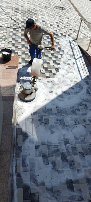 Профессиональное мойка и чистка брусчатки и мрамора любых загрязнений