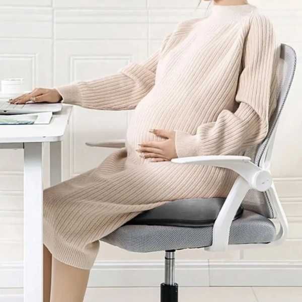 Възглавница за сядане Mercado Trade, Мемори пяна, Черен