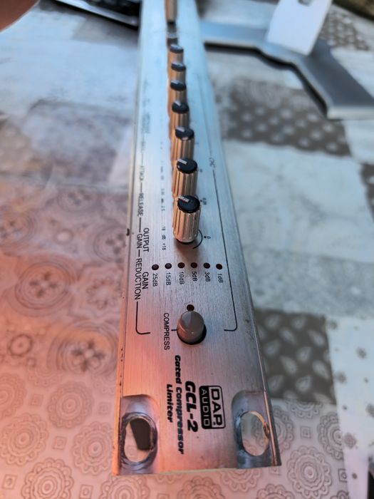 DAP Audio GCL-2 Gated Compressor Limiter Profesional - Rack 1U