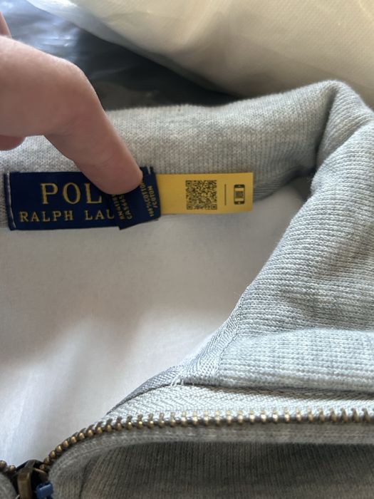 Pulover Polo Ralph Lauren Quarter Zip Gri