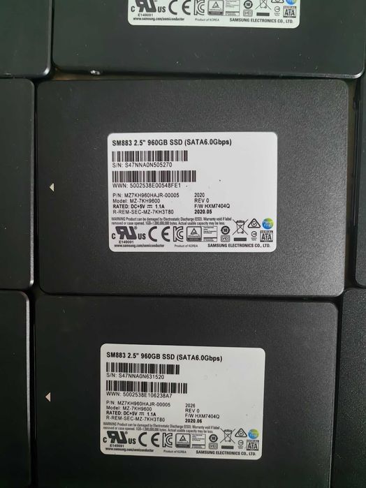 Samsung SM883 ssd 960GB Enterprise