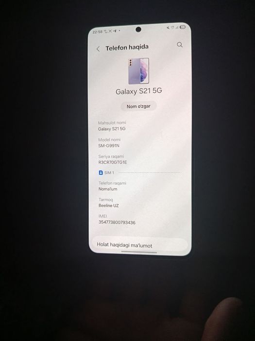 Samsung s21 koreyski variant