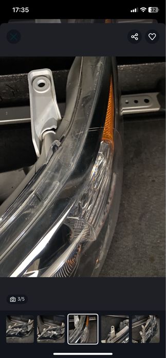 Фара левый камри