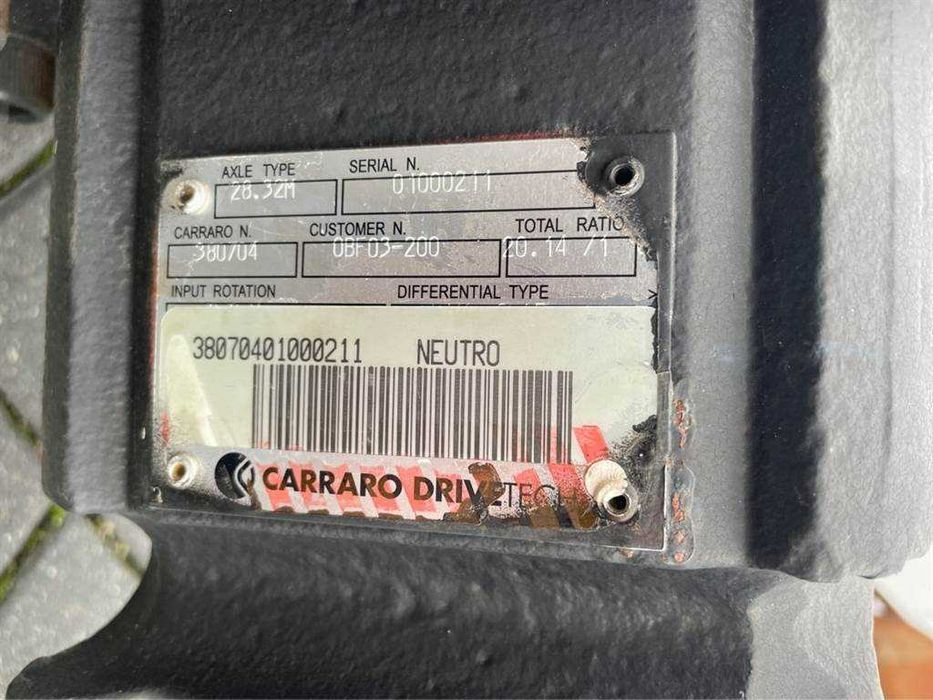 Axa Carraro 28.32M - Piese de schimb Carraro