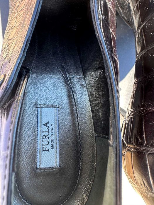 FURLA боти естествена кожа 40