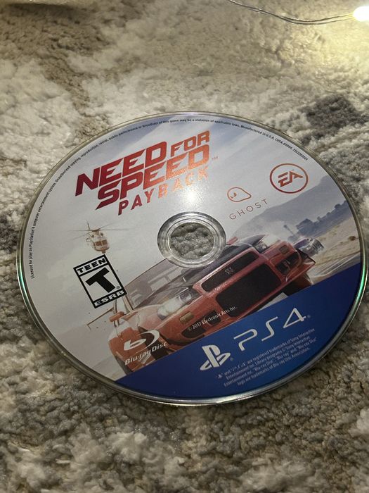 Продам диск пс4 Need for Speed Payback