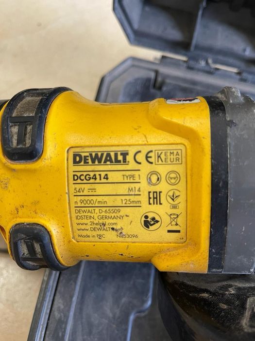 Polizor unghiular DEWALT DCG414 125 mm -A-