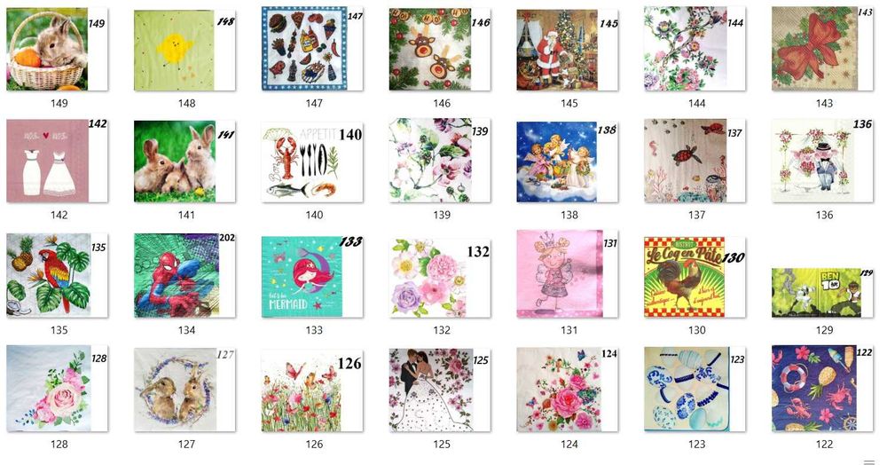 300 броя салфетки