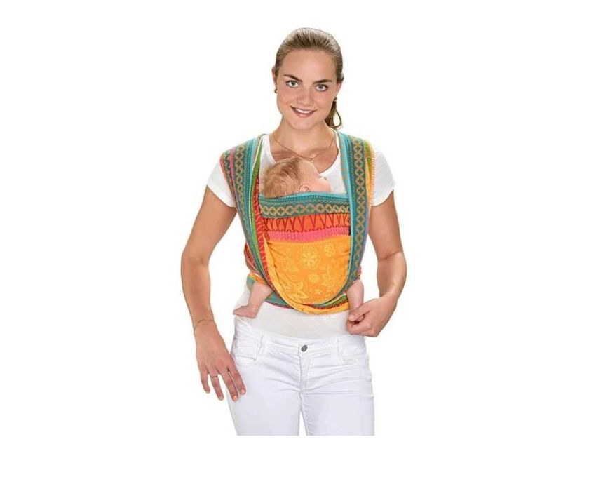 Шал за бебеносене Hoppediz Jacquard Special Ed.Sunny mind 4,60×0.70 см