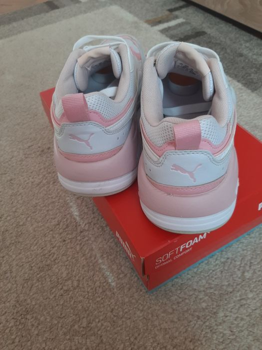 Дамски маратонки Puma SoftFoam+ – бяло/розово – много добро състояние