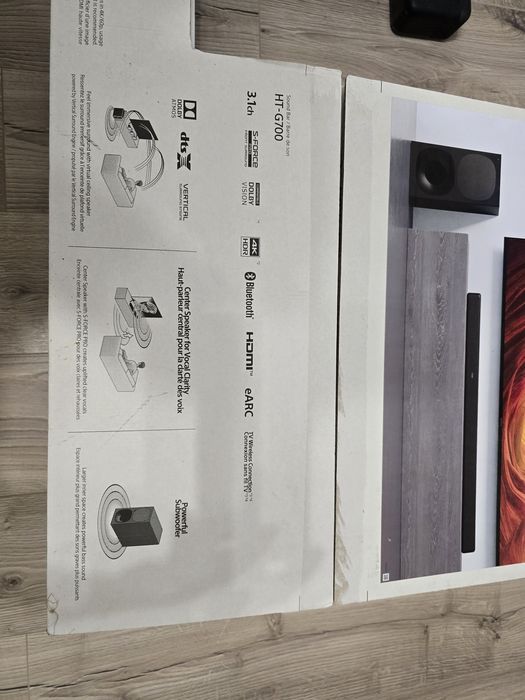 Soundbar Sony HT-G700 cu Subwoofer 3.1
Putere 400W
Dolby Atmos, DTS:X,