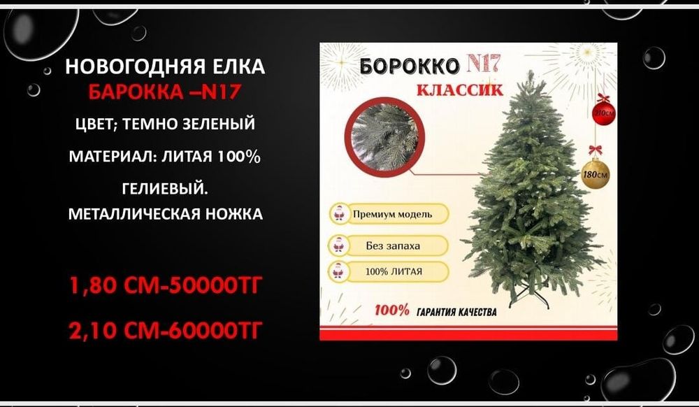 Новогодние ёлки в ассортименте