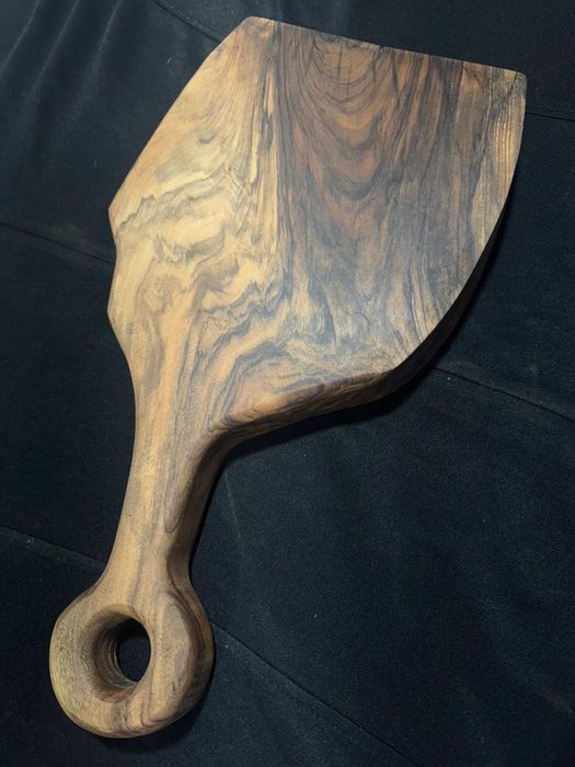 Fund-tocator din lemn masiv de nuc