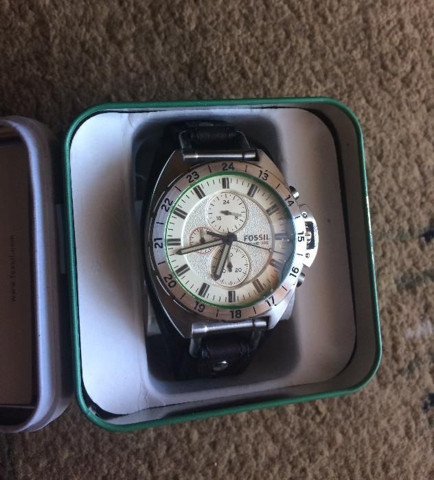 Fossil CH3004 Breaker Barbati Nou Original 100% Curea piele