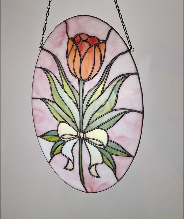 Vitraliu handmade lalea
