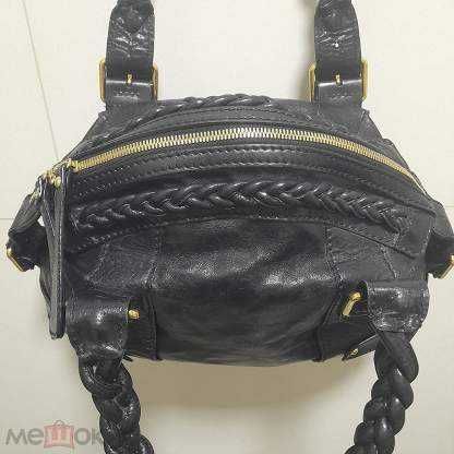 Valentino Garavani Black Leather Bag / Made in Italy / Брендовая Сумка