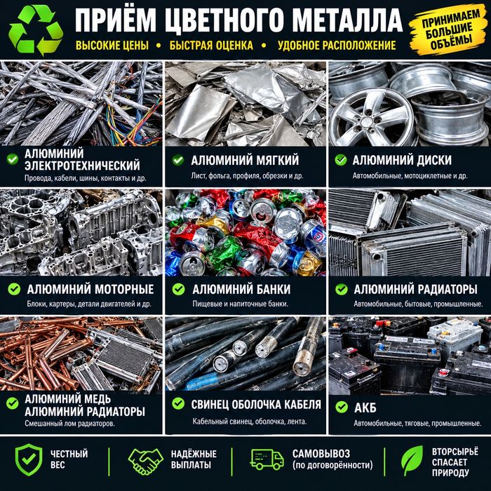 Приём металла цветного лома