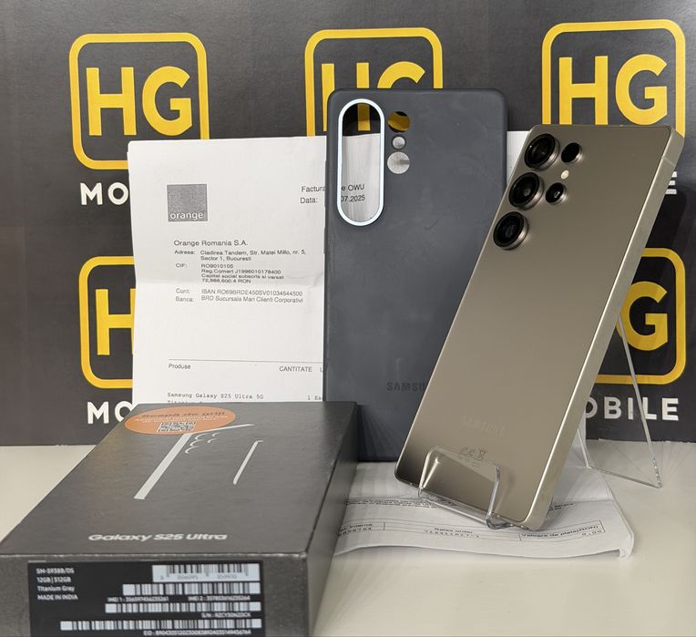Samsung S25 Ultra(Gray)-512GB, Aproape Nou, Factura+Garantie 07-2027