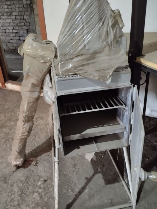 Печь стационарная, комбинированная